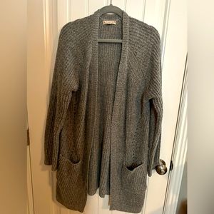 Gray Sweater Cardigan